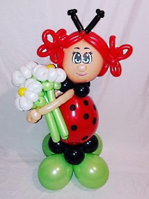 Девочка-божья коровка, 100 см