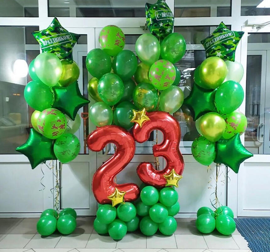 Оформление офиса на 23 февраля
