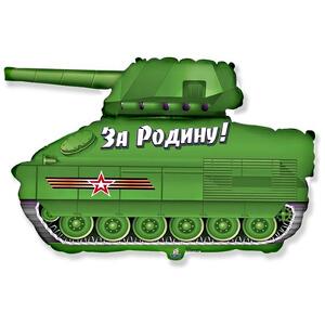 Фольгированный шарик Танк